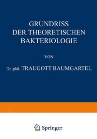 Produktbild: Grundriss der Theoretischen Bakteriologie