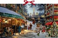 Produktbild: Wand-Adventskalender &ndash; Romantische Weihnachten in Paris