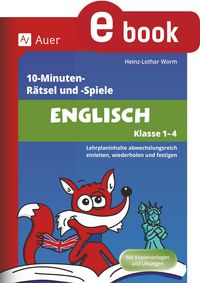 Produktbild: 10-Minuten-R&auml;tsel und -Spiele Englisch Klasse 1-4