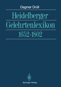 Produktbild: Heidelberger Gelehrtenlexikon