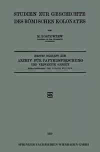 Produktbild: Studien zur Geschichte des R&ouml;mischen Kolonates