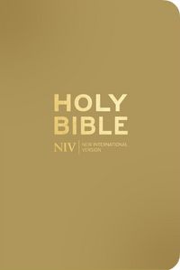 Produktbild: NIV Pocket Latte Bible with Gold Zip
