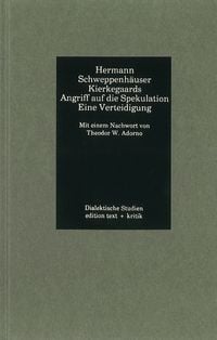 Produktbild: Kierkegaards Angriff auf die Spekulation