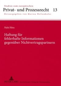 Produktbild: Haftung f&uuml;r fehlerhafte Informationen gegen&uuml;ber Nichtvertragspartnern