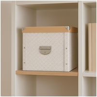 Produktbild: HTI-Living Weihnachtskugelbox, Pappe, wei&szlig;/gold Weihnachtskugelbox, Pappe, wei&szlig;/gold