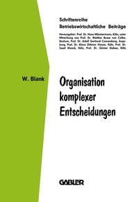 Produktbild: Organisation komplexer Entscheidungen