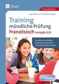 Produktbild: Training m&uuml;ndliche Pr&uuml;fung Franz&ouml;sisch Lj. 3-4