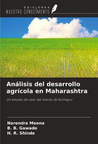 Produktbild: An&aacute;lisis del desarrollo agr&iacute;cola en Maharashtra