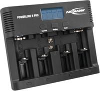 Produktbild: Ansmann Powerline 5 Pro Rundzellen-Ladeger&auml;t NiCd, NiMH Micro (AAA), Mignon (AA), Baby (C), Mono (D), 9 V Block