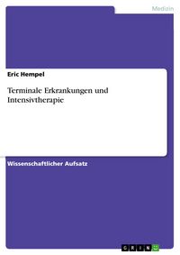 Produktbild: Terminale Erkrankungen und Intensivtherapie
