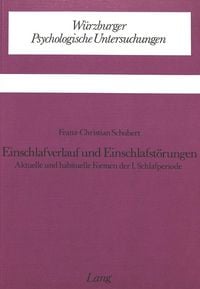 Produktbild: Einschlafverlauf und Einschlafst&ouml;rungen