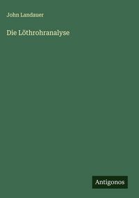 Produktbild: Die L&ouml;throhranalyse