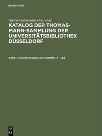 Produktbild: Sachkatalog nach Themen. A &ndash; Leb