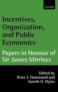 Produktbild: Incentives, Organization, and Public Economics