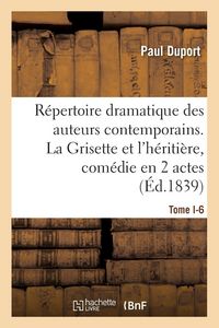 Produktbild: R&eacute;pertoire dramatique des auteurs contemporains. Tome I-6