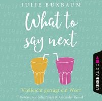 Produktbild: What to say next