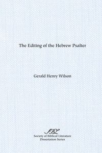 Produktbild: The Editing of the Hebrew Psalter