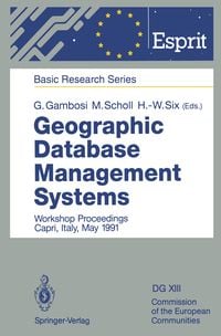 Produktbild: Geographic Database Management Systems