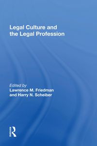 Produktbild: Legal Culture And The Legal Profession
