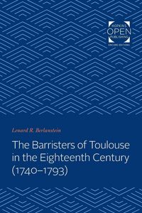 Produktbild: Barristers of Toulouse in the Eighteenth Century (1740-1793)