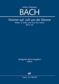 Bild vom Artikel Wachet auf, ruft uns die Stimme (Klavierauszug) vom Autor Johann Sebastian Bach