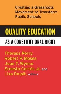 Produktbild: Quality Education as a Constitutional Right