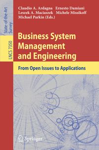 Produktbild: Business System Management and Engineering
