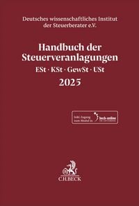 Produktbild: Handbuch der Steuerveranlagungen