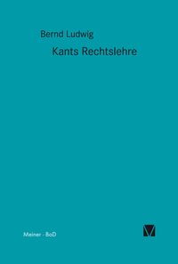 Produktbild: Kants Rechtslehre