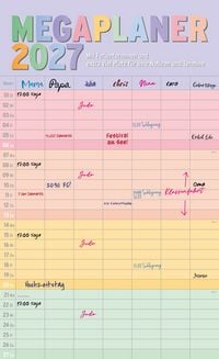 Produktbild: Megaplaner 2027 mit 7 Spalten