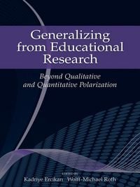 Produktbild: Generalizing from Educational Research