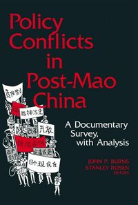 Produktbild: Policy Conflicts in Post-Mao China: A Documentary Survey with Analysis