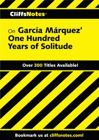 Produktbild: CliffsNotes on Garcia Marquez' One Hundred Years of Solitude