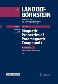 Produktbild: Magnetic Properties of Paramagnetic Compounds