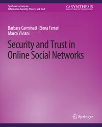 Produktbild: Security and Trust in Online Social Networks