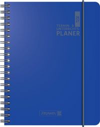 Produktbild: Termin- & Unterrichtsplaner 2026/2027 | A5, Kunststoff, blau