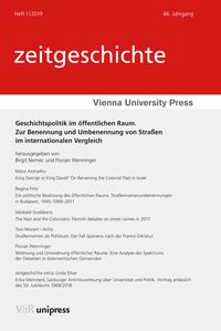 Produktbild: Geschichtspolitik im &ouml;ffentlichen Raum