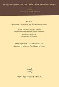 Produktbild: Neue Systeme und Methoden zur Steuerung mittelgro&szlig;er Unternehmen