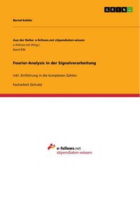 Produktbild: Fourier-Analysis in der Signalverarbeitung