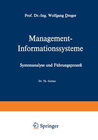 Bild vom Artikel Management-Informationssysteme vom Autor Wolfgang Dreger