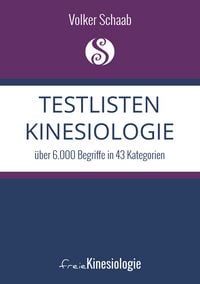 Produktbild: Testlisten Kinesiologie