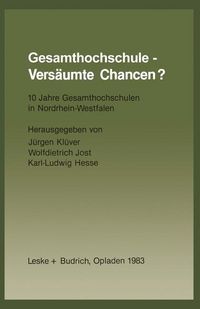 Produktbild: Gesamthochschule - Vers&auml;umte Chancen?