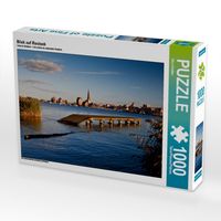 Produktbild: CALVENDO Puzzle Blick auf Rostock | 1000 Teile Lege-Gr&ouml;&szlig;e 64x48cm Foto-Puzzle f&uuml;r gl&uuml;ckliche Stunden