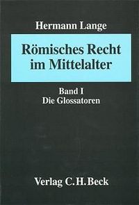 Produktbild: R&ouml;misches Recht im Mittelalter Bd. I: Die Glossatoren