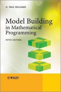 Produktbild: Model Building in Mathematical Programming