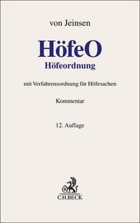 Produktbild: H&ouml;feordnung. H&ouml;feO