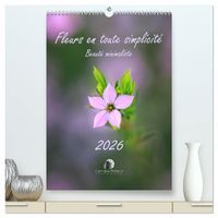 Produktbild: Fleurs en toute simplicit&eacute; - Beaut&eacute; minimaliste (Calendrier mural haut de gamme 2027 DIN A2 horizontal), CALVENDO calendrier mensuel
