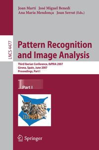 Produktbild: Pattern Recognition and Image Analysis