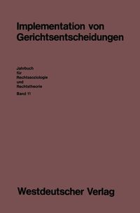 Produktbild: Implementation von Gerichtsentscheidungen
