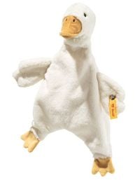 Produktbild: Steiff 242861 - Gans Gilda Schmusetuch, Pl&uuml;sch, 28 cm